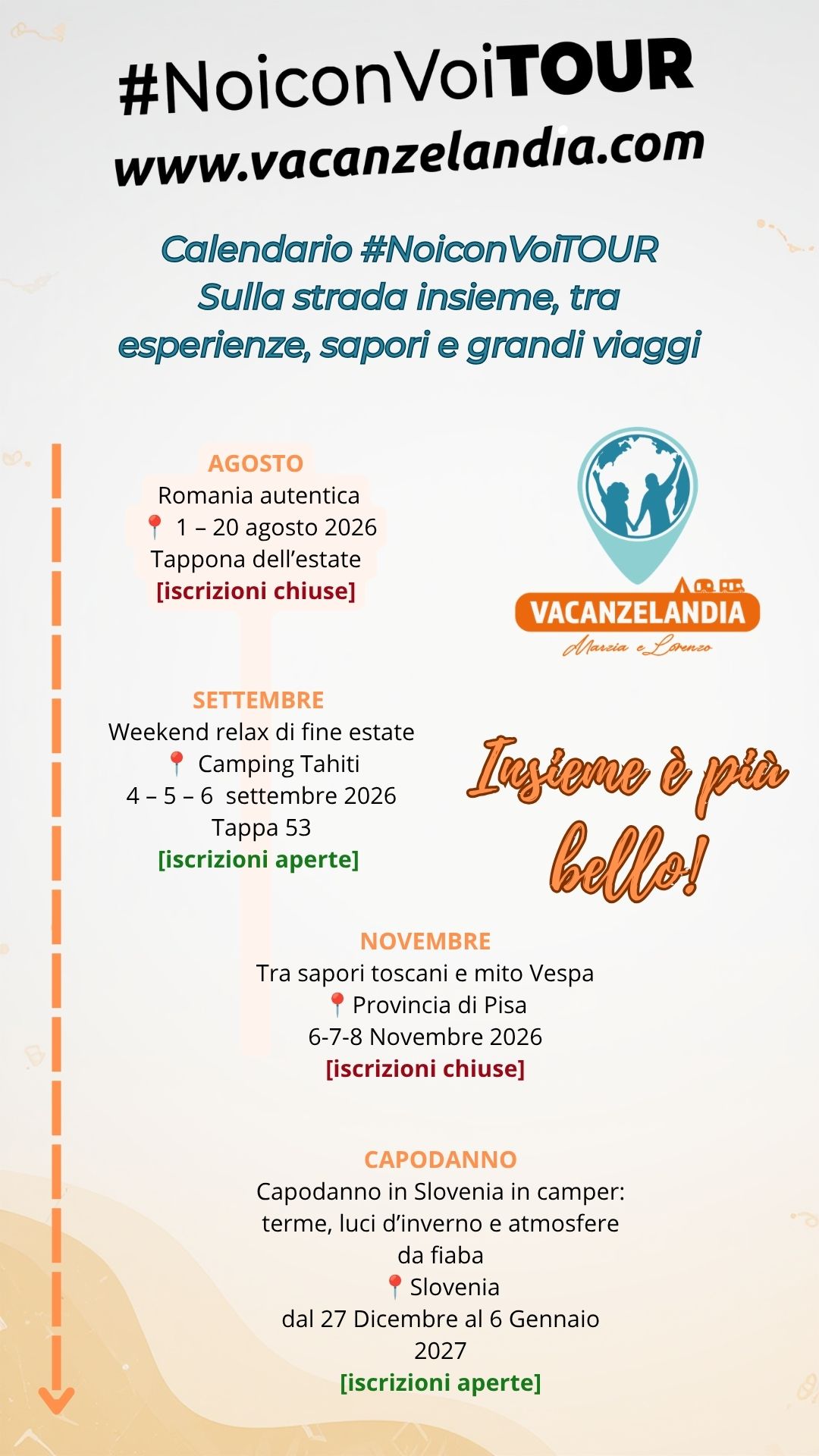 calendario noiconvoitour primavera estate2026 rev10