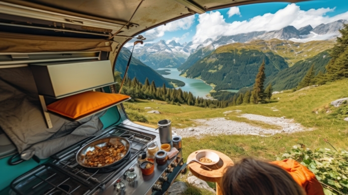 camper vacanza montagna