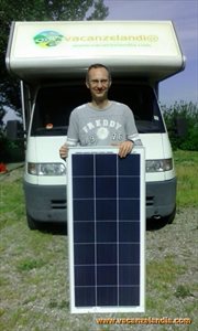 installazione  modulo fotovoltaico camper 02