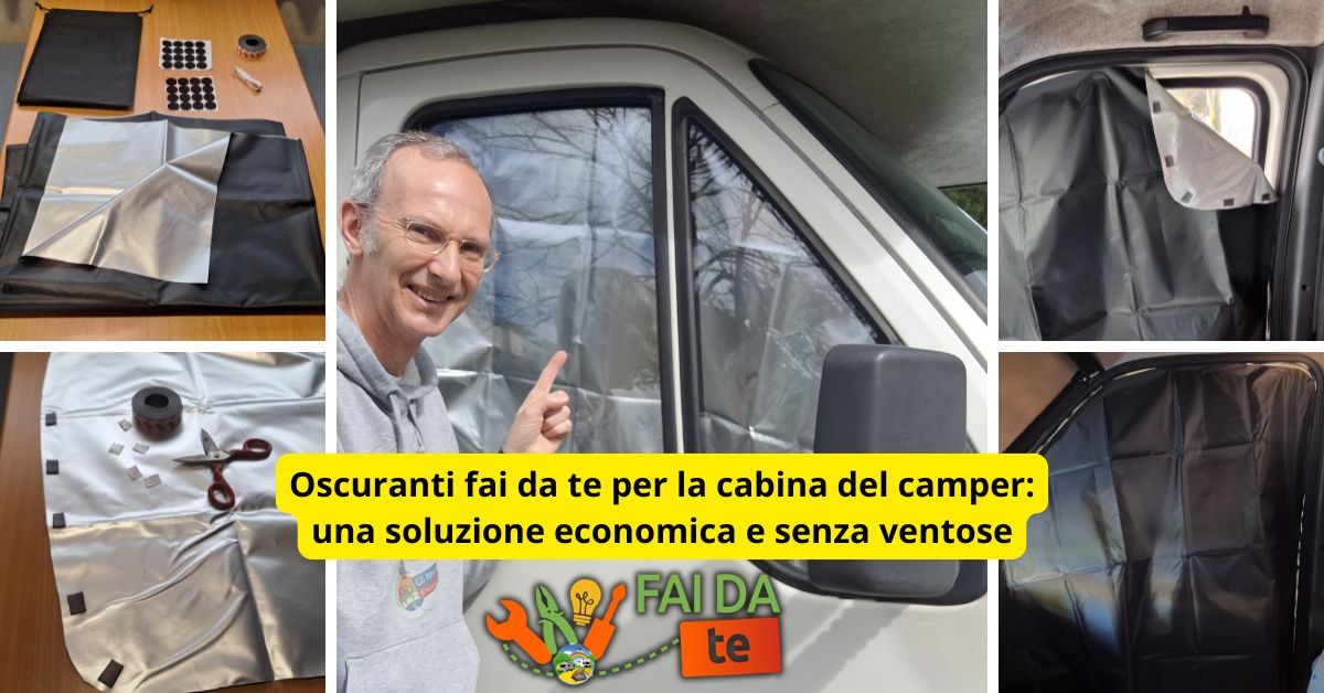 oscuranti camper fai da te