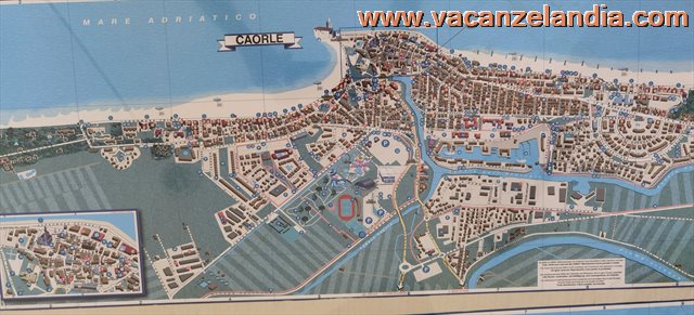 mappa caorle