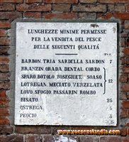 veneto venezia mercato rialto targa misure pesci