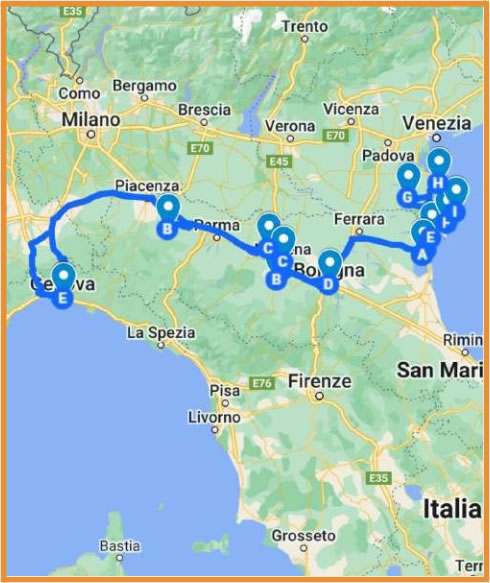 mappa er veneto