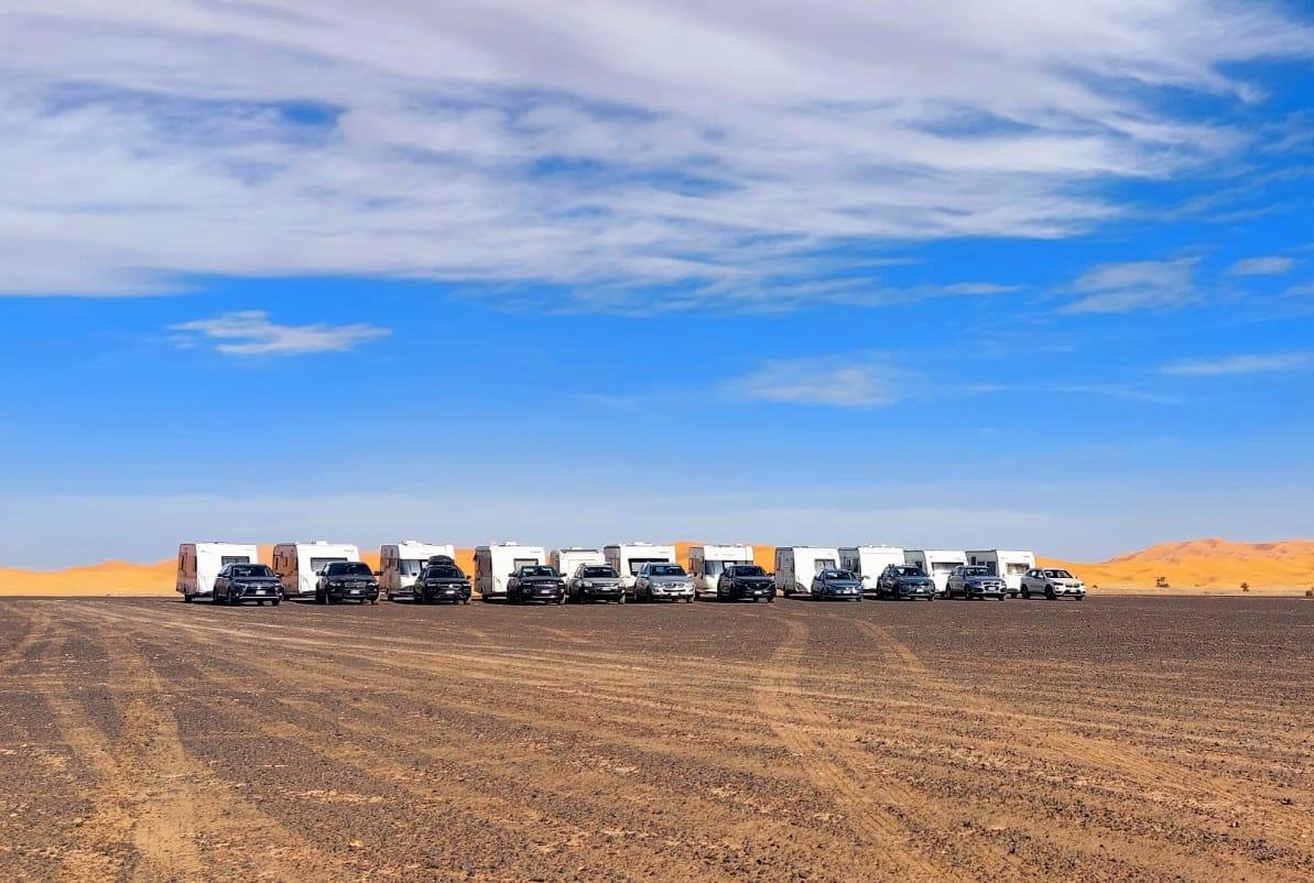 marocco foto gruppo caravan