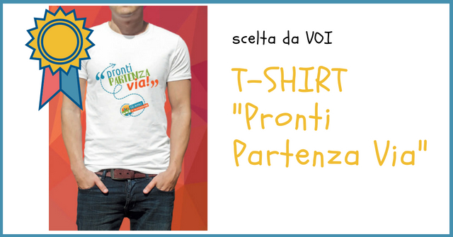 t shirt pronti partenza via logoC