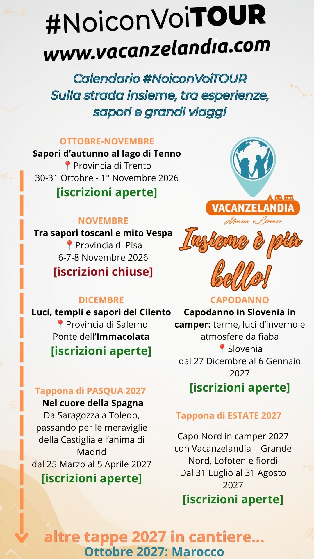 calendario noiconvoitour primavera estate2026 rev10