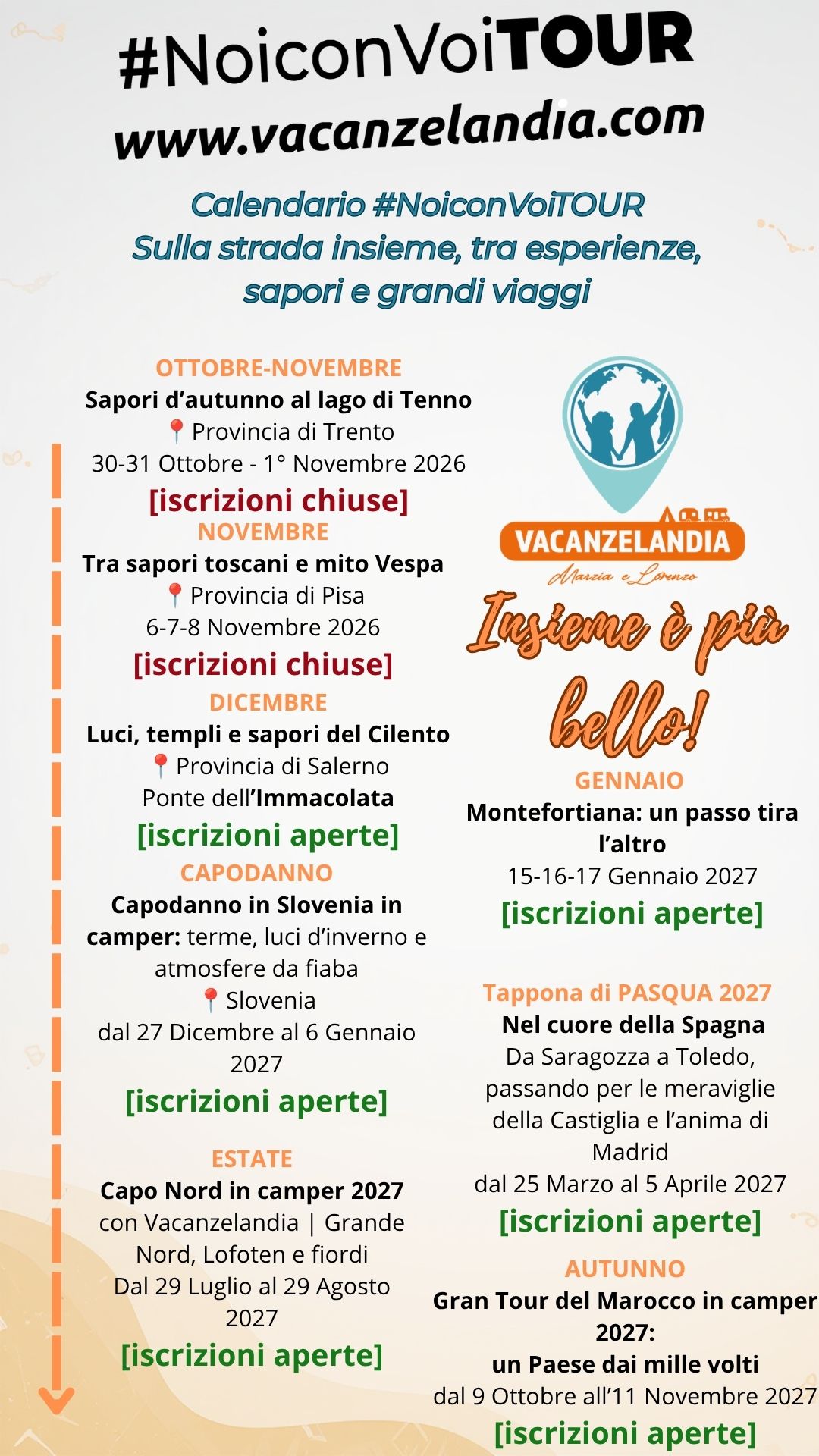 calendario noiconvoitour primavera estate2026 rev10