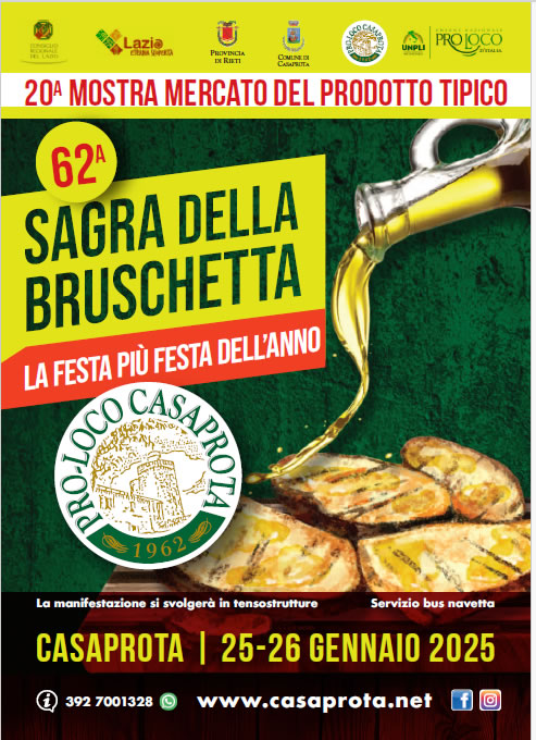 locandina sagra bruschetta 2025