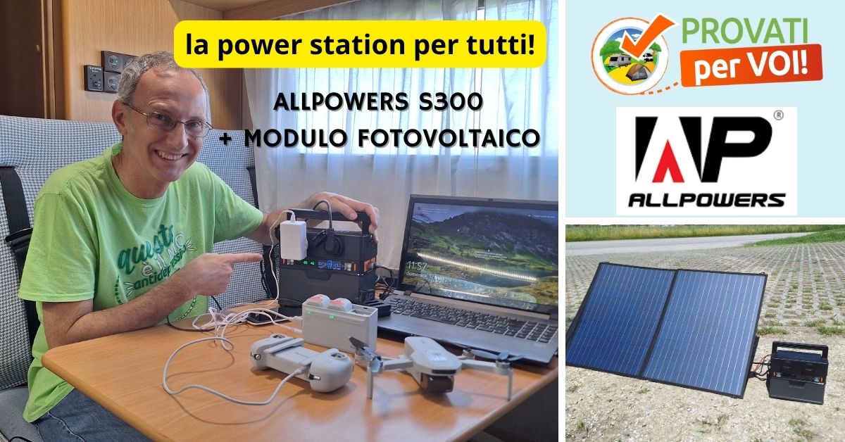 allpower s300 + modulo fotovoltaico s027 test