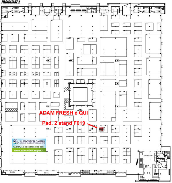 salone del camper 2015 mappa adam fresh s