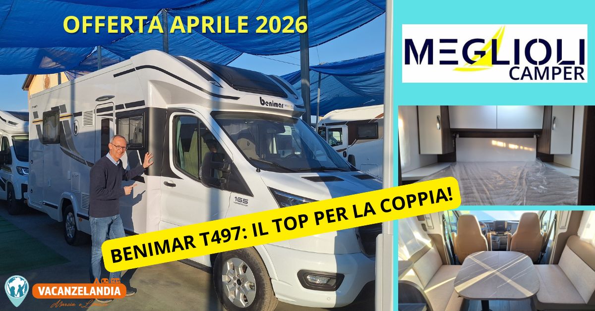 camper tessoro t497 offerta aprile 2026 meglioli modena