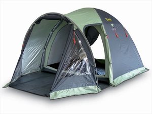 Tenda Da Campeggio Chihee Per 4 Persone - Tenda A Tunnel Impermeabile, 2 Porte, Con Veranda Schermata - Foto 5