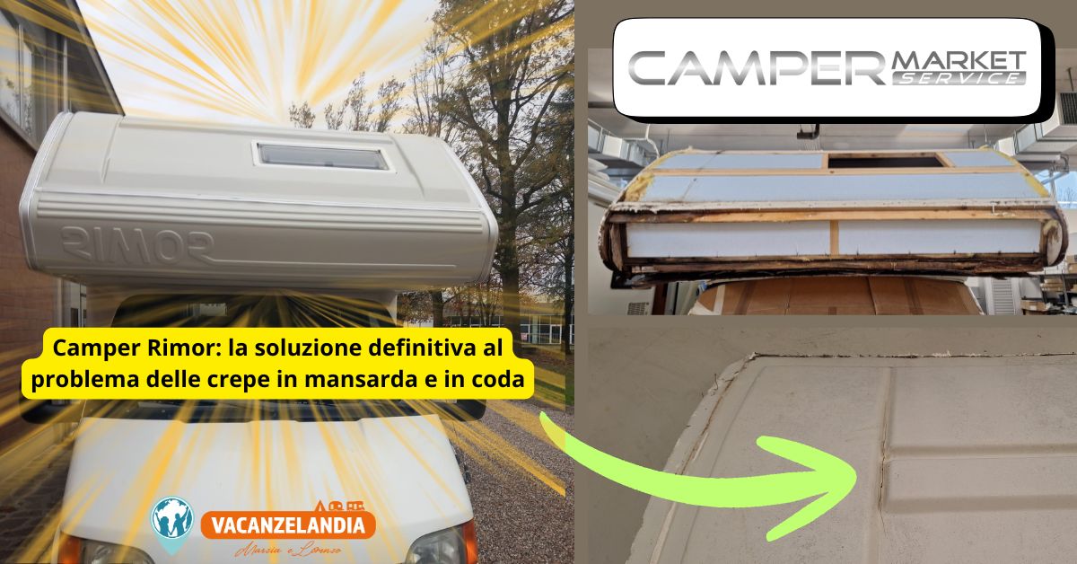 Riparazione mansarda camper rimor camper market service cavezzo