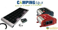 Camping life inverter moduli fotovoltaici camper 200s