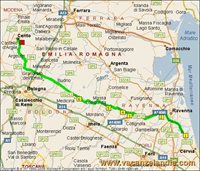 mappa emilia romagna mirabilandia 2