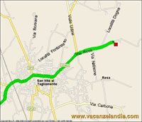 mappa friuli sosta camper san vito tagliamento rosa